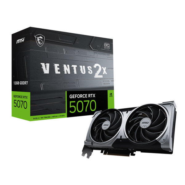 MSI GeForce RTX 5070 VENTUS 2X OC 12GB GDDR7 MSI GeForce RTX 5070 VENTUS 2X OC 12GB GDDR7